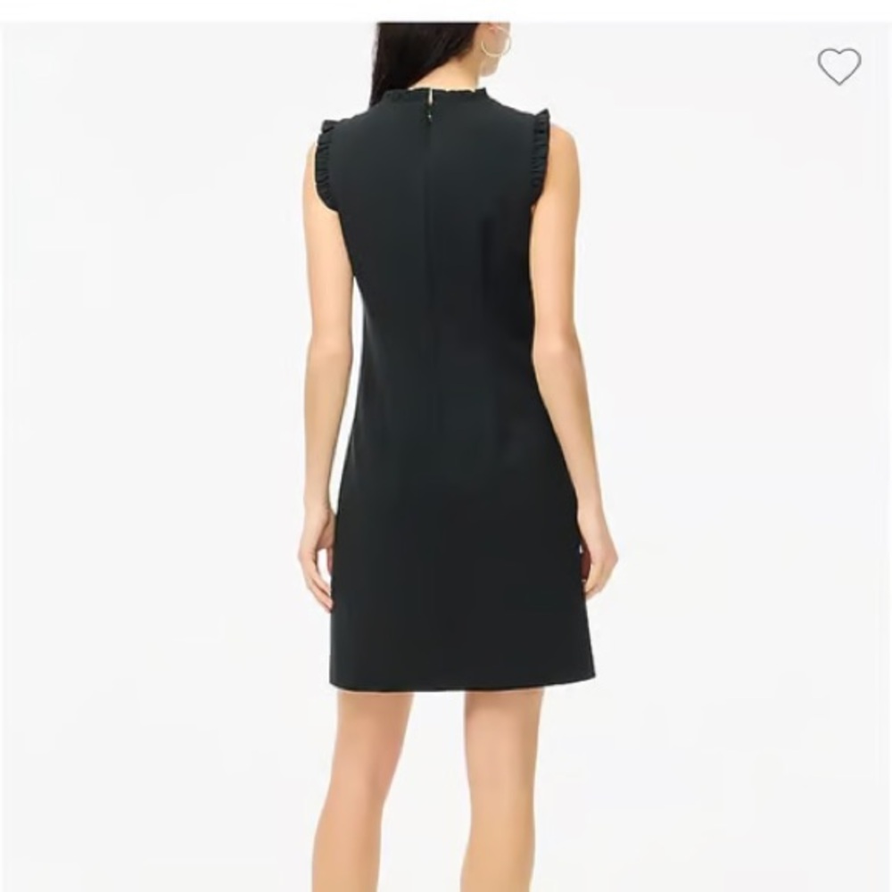 J.Crew Ruffle Neck Suiting Dress - Picture 2 of 6